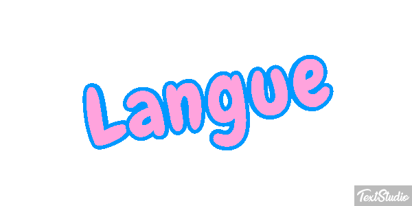 Langue Effet de texte