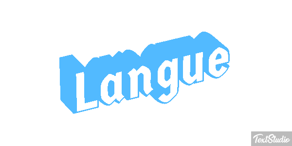Langue Effet de texte
