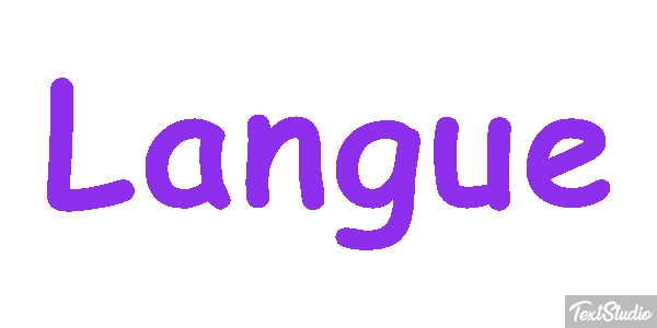 Langue Effet de texte