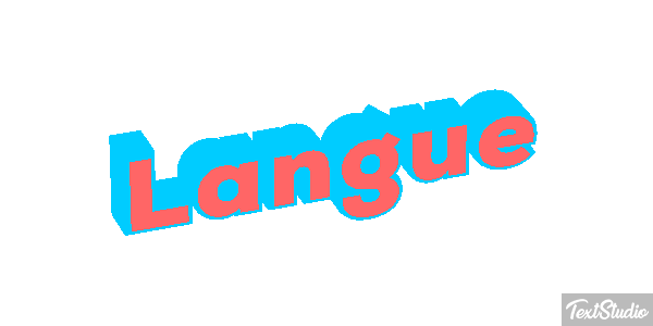 Langue Effet de texte