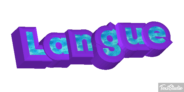 Langue Effet de texte