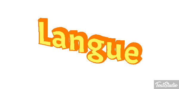 Langue Effet de texte