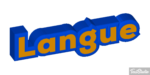 Langue Effet de texte