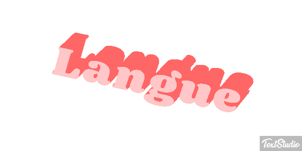 Langue Effet de texte