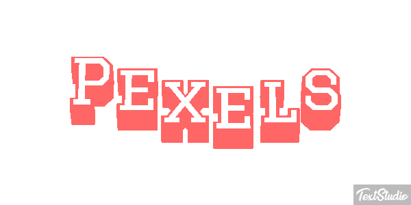 Pexels Efekt tekstowy