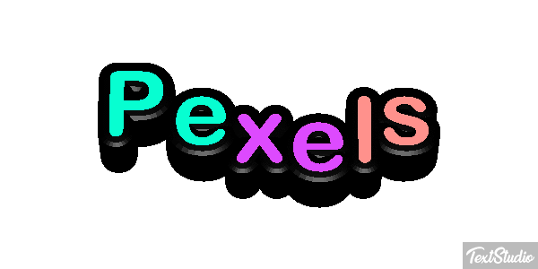 Pexels Efekt tekstowy