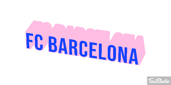 Fç Barcelona Effet de texte