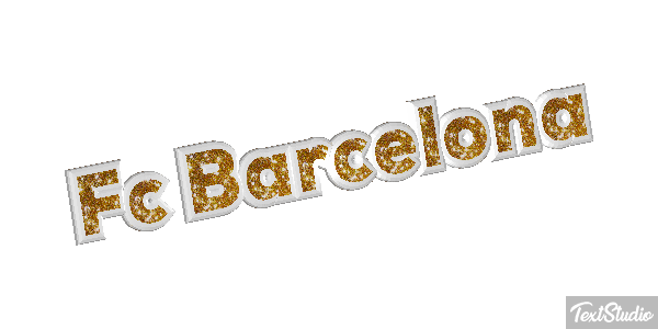 Fç Barcelona Effet de texte