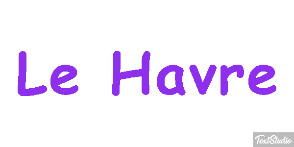 Le Havre Effetto testo