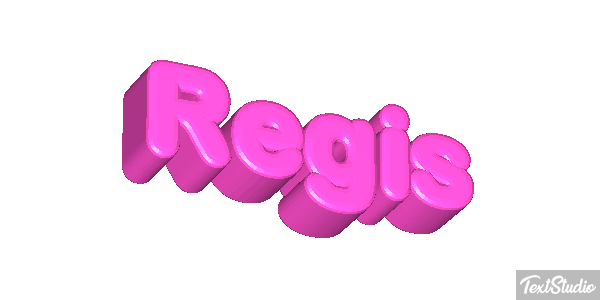 Régis Text effect