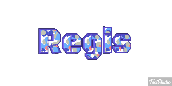Régis Text effect