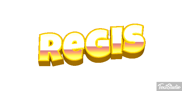 Régis Text effect