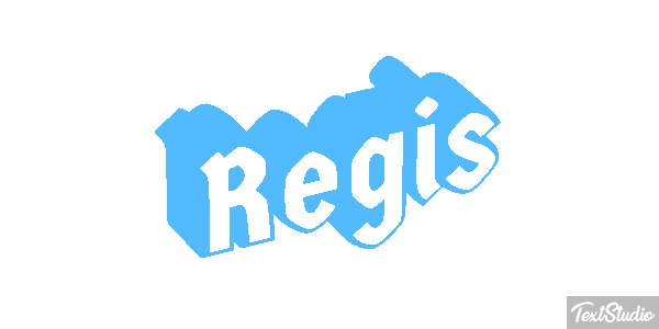 Régis Text effect