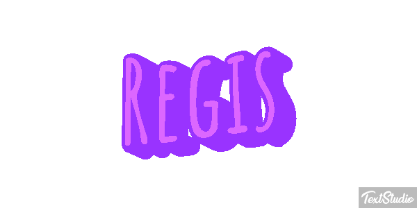 Régis Text effect