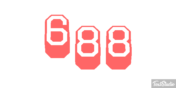 688 Efekt tekstowy