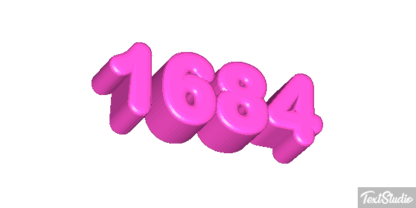 1684 Text effect