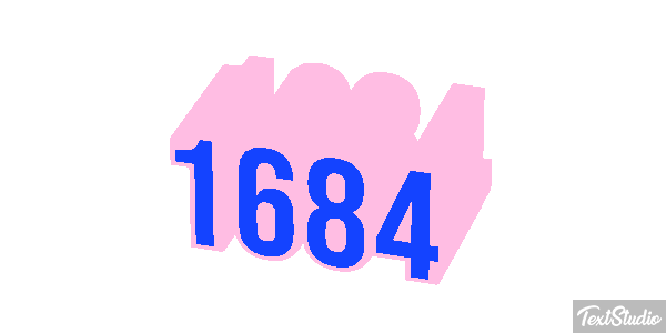 1684 Text effect