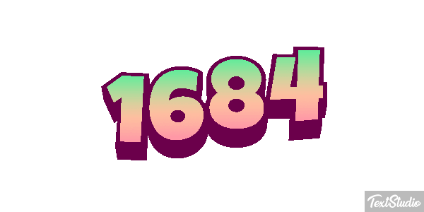 1684 Text effect