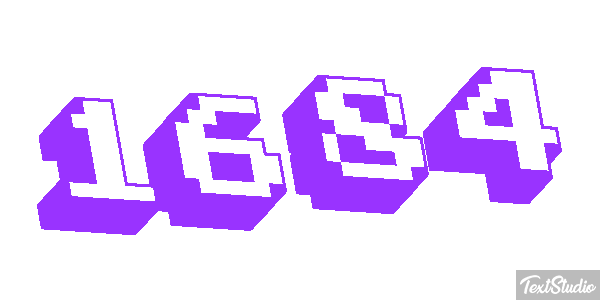1684 Text effect