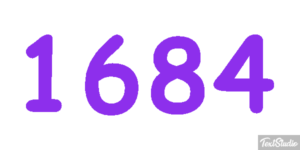 1684 Text effect
