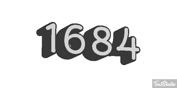 1684 Text effect