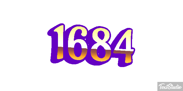 1684 Text effect