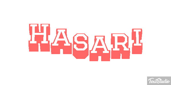 Hasari Efeito do texto