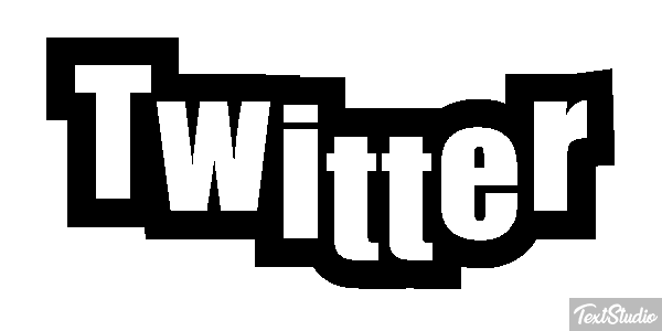 Twitter Efeito do texto