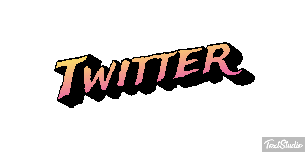 Twitter Efeito do texto
