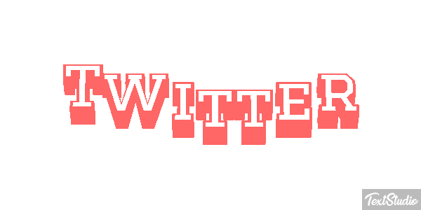 Twitter Efeito do texto