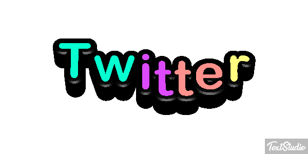 Twitter Efeito do texto