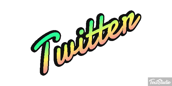 Twitter Efeito do texto