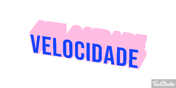 Velocidade Text effect