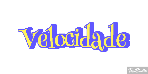Velocidade Text effect