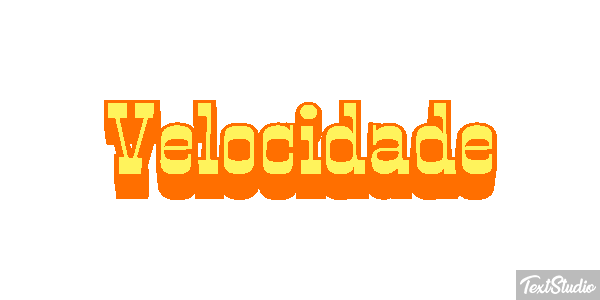 Velocidade Text effect