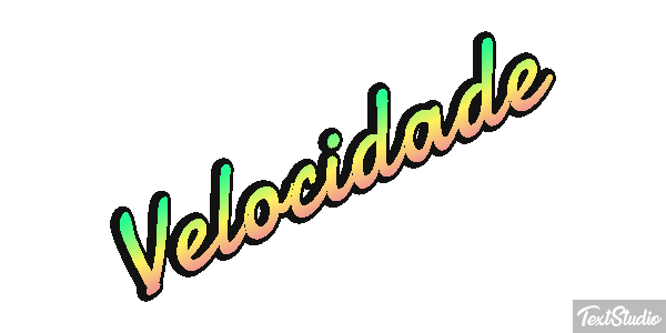 Velocidade Text effect