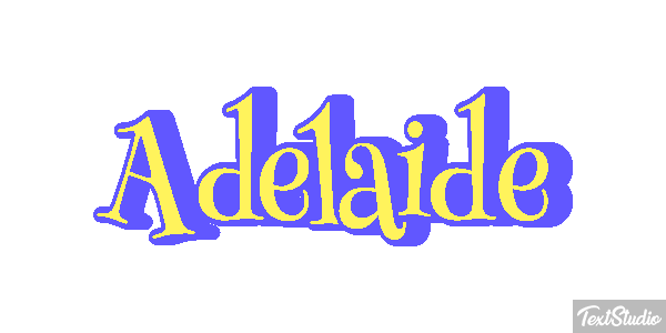 Adelaide Effetto testo
