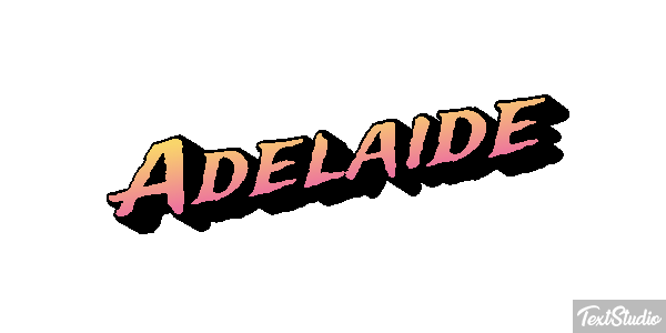 Adelaide Effetto testo