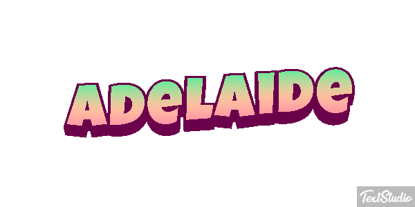 Adelaide Effetto testo