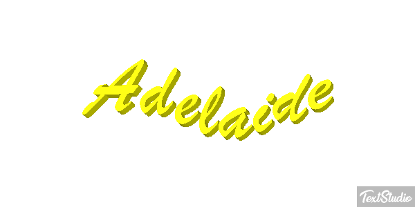 Adelaide Effetto testo