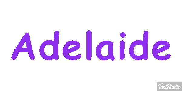 Adelaide Effetto testo