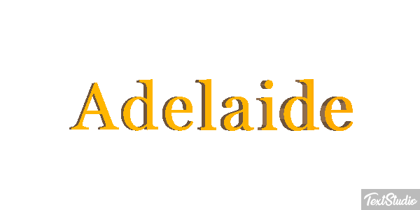 Adelaide Effetto testo