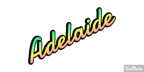 Adelaide Effetto testo
