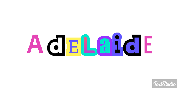 Adelaide Effetto testo