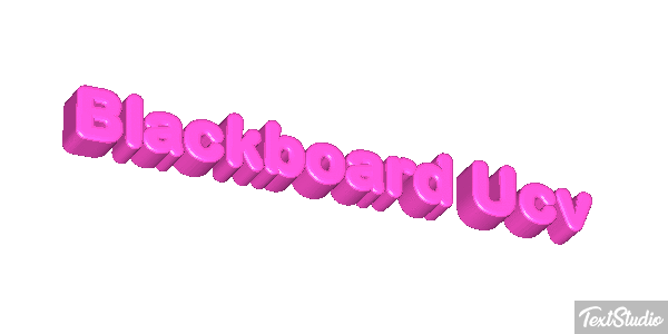 Blackboard Ucv Effetto testo