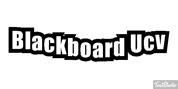 Blackboard Ucv Effetto testo