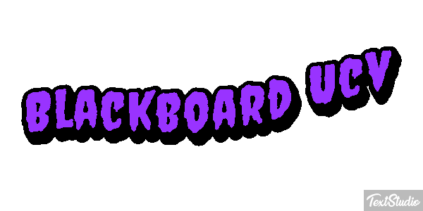 Blackboard Ucv Effetto testo