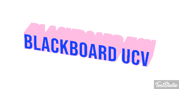 Blackboard Ucv Effetto testo