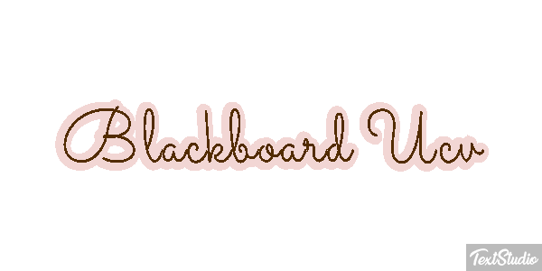 Blackboard Ucv Effetto testo