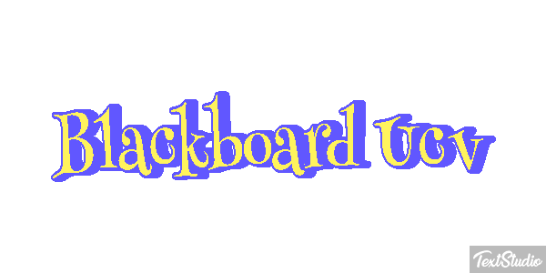 Blackboard Ucv Effetto testo